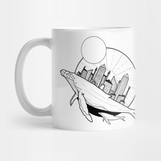 Whale city Mug